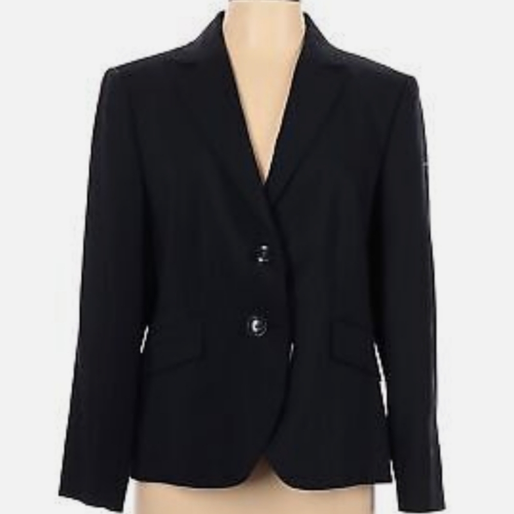 BASLER Black Two Button Blazer Sz 16